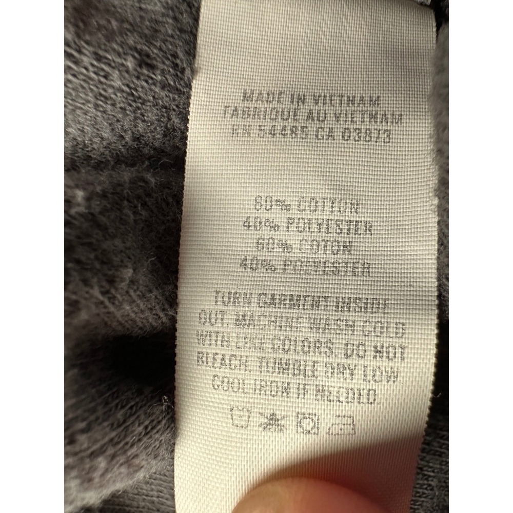 Aerie Charcoal Grey Cargo Jogger Sweatpants XL Drawstring Elastic Waist Lounge - Picture 8 of 10